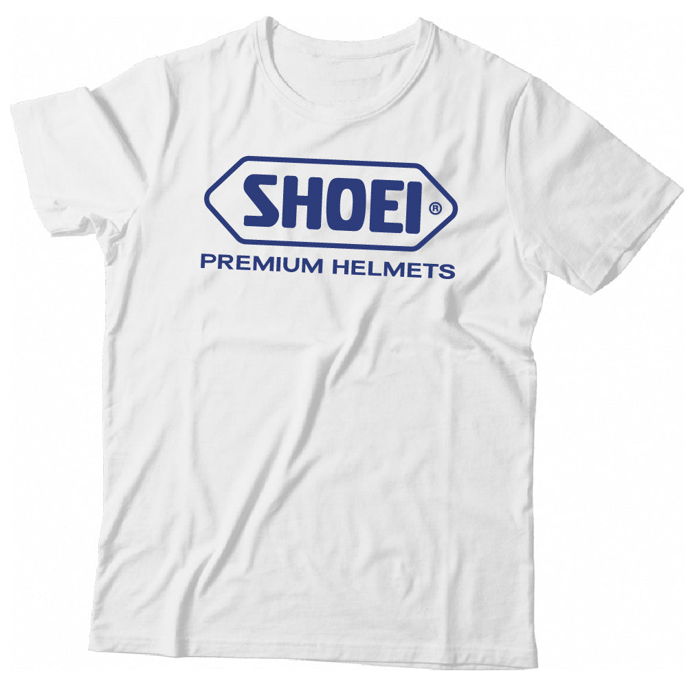 Streetwear Brand With A Logo - White Classic Logo Helmet Brand T-Shirt