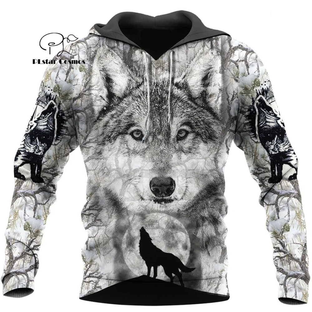 Wolf Printed Hoodies Men 3d Ho - Streetwear Brand Tracksuit recension och pris