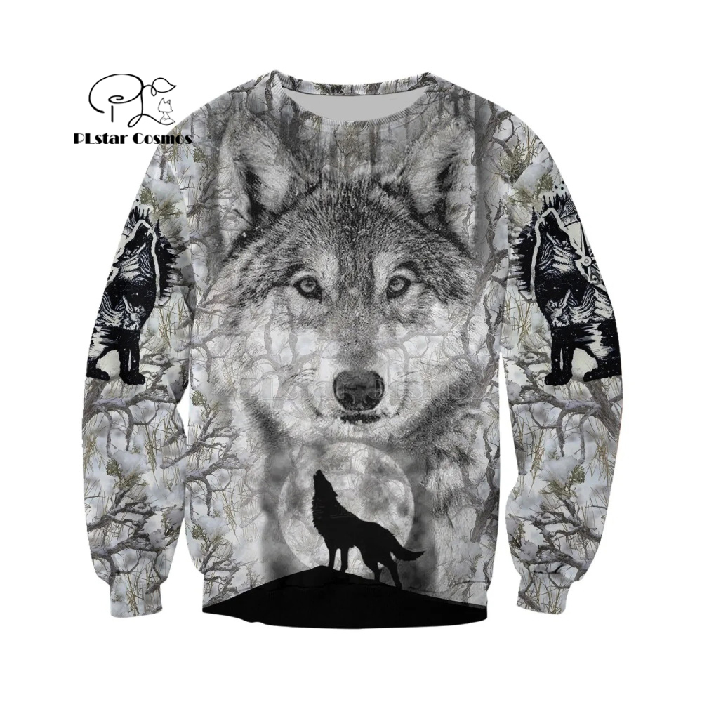 Wolf Printed Hoodies Men 3d Ho - Streetwear Brand Tracksuit recension och pris
