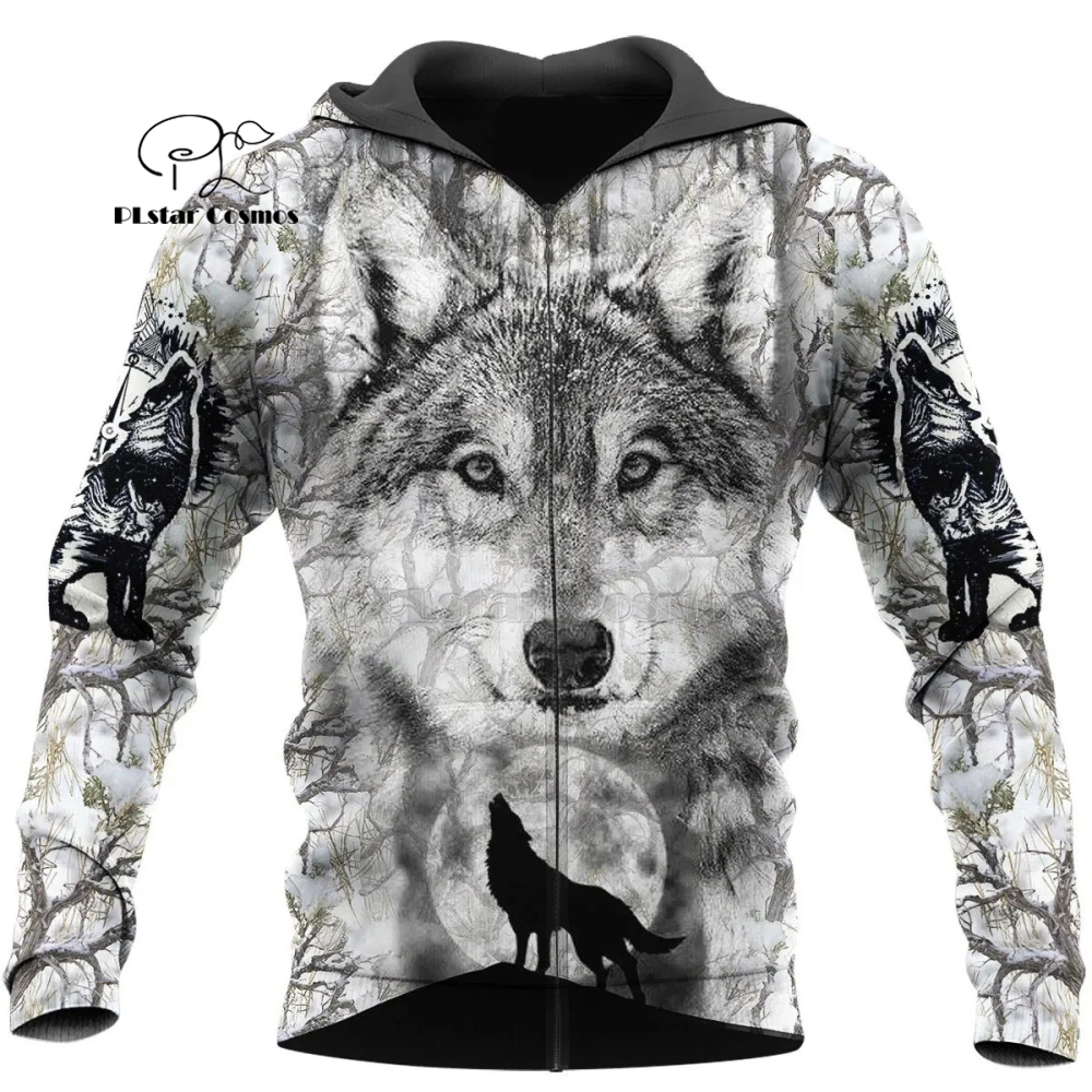 Wolf Printed Hoodies Men 3d Ho - Streetwear Brand Tracksuit recension och pris