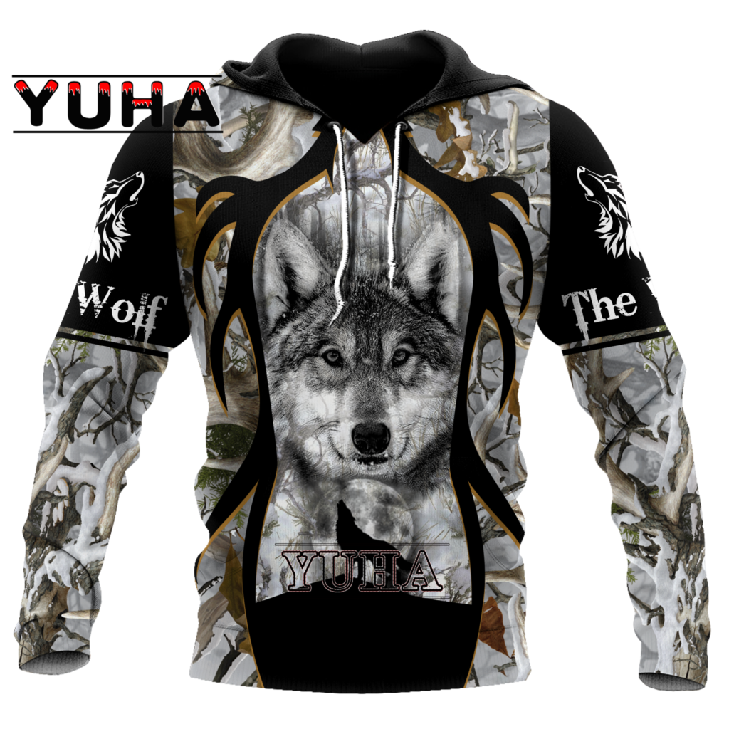 Wolf Printed Hoodies Men 3d Ho - Streetwear Brand Tracksuit recension och pris